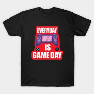 Everyday is Gameday Joystick Controller  Design for kids and Gamers T-Shirt